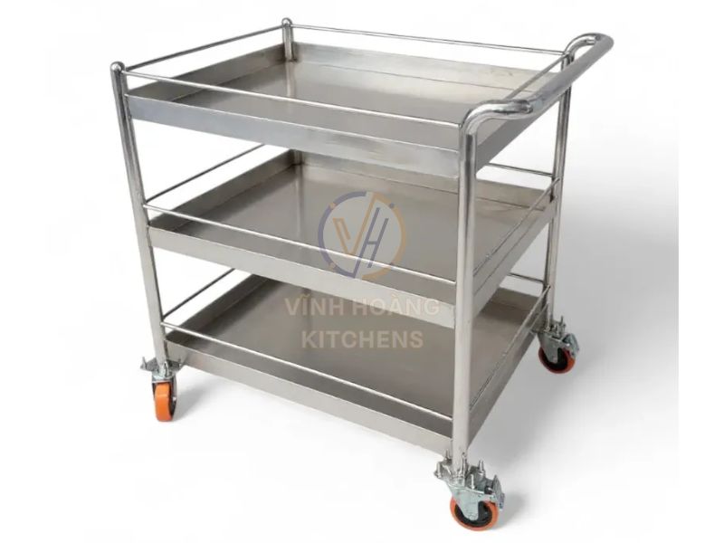 Kệ 3 tầng có bánh xe di chuyển