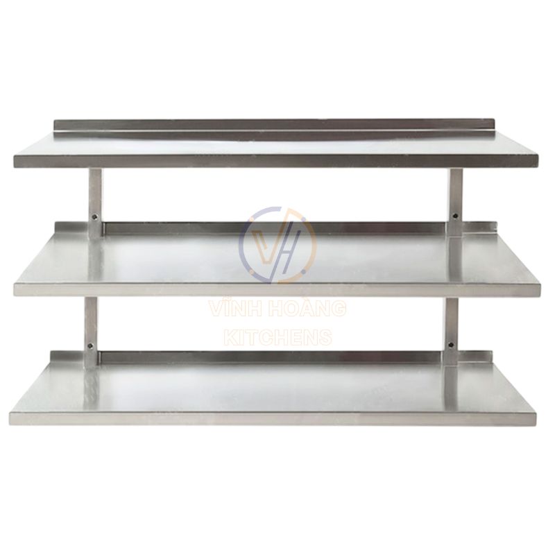 Kệ inox 304 3 tầng treo tường