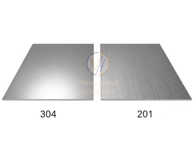 Nhầm lẫn giữa inox 304 và inox 201