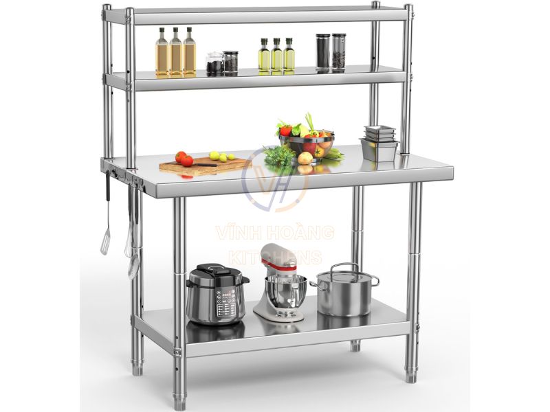 Kệ đặt sàn để để nồi, khay, vật tư nặng