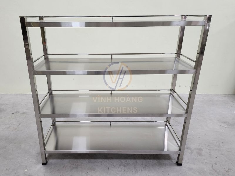 Kệ loại 4 tầng chân cố định