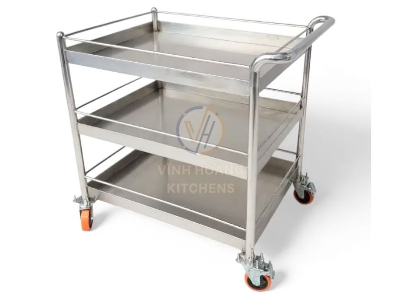 Kệ inox có bánh xe di chuyển