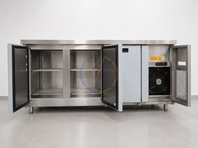 Bàn mát 3 cánh inox