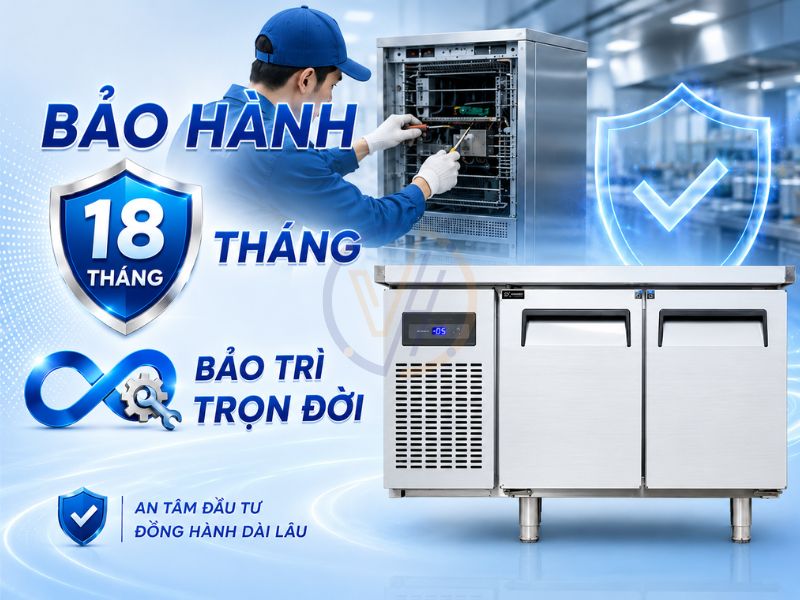 Chính sách bảo hành lên đến 18 tháng