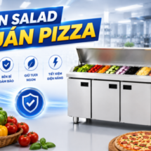 Bàn salad giúp quán pizza tiết kiệm bao nhiêu thời gian mỗi ngày?