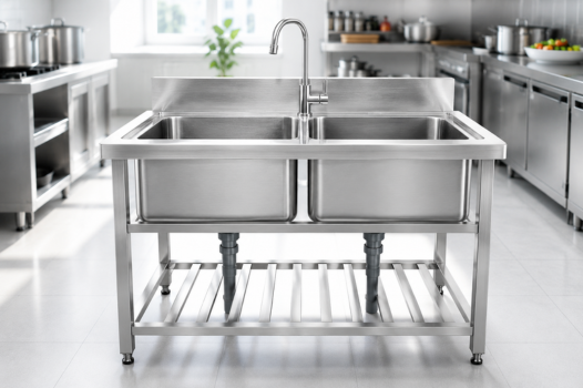 Chậu rửa công nghiệp 2 hố có tốt không? Đánh giá ưu nhược điểm