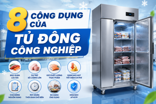 8 công dụng của tủ đông công nghiệp nhất định bạn phải biết
