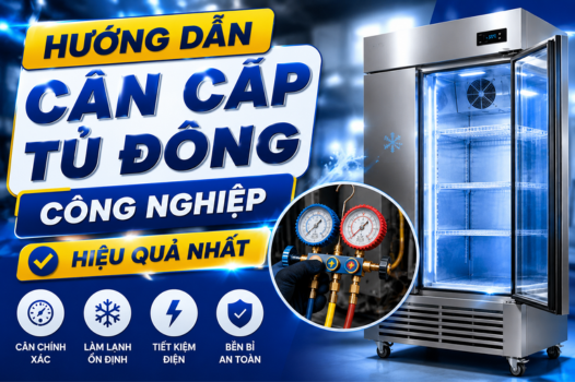 Hướng dẫn cân cáp tủ đông công nghiệp hiệu quả nhất