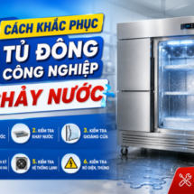 6 cách khắc phục tủ đông công nghiệp bị chảy nước