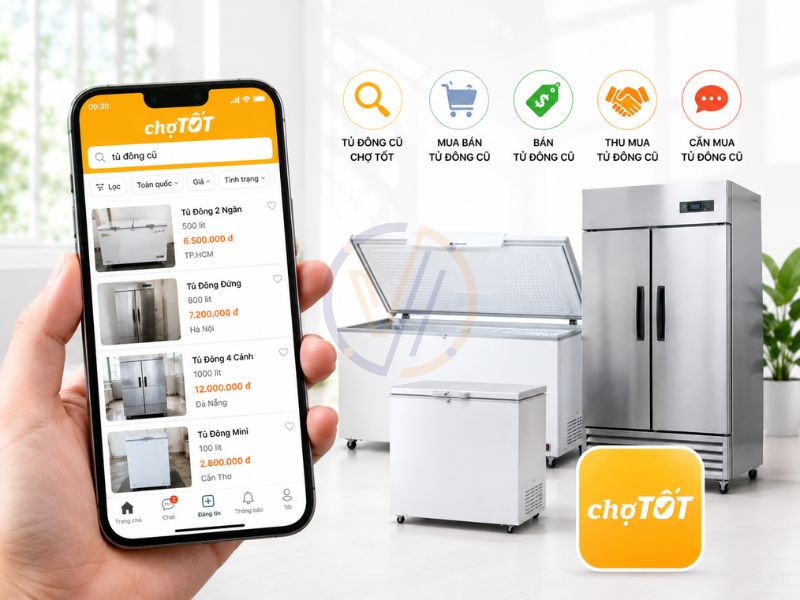 Mua tủ đông cũ ở đâu cũng cần phải kiểm tra thật kỹ